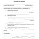 Affidavit Of Support Philippine Immigration Fill Online Printable