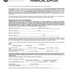 Affidavit Of Support Sample Free Printable Documents Support Letter