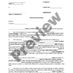 Affidavit To Disqualify Or Recuse Judge For Prejudice Disqualify