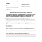 Domestic Relations Financial Affidavit Georgia Family Division