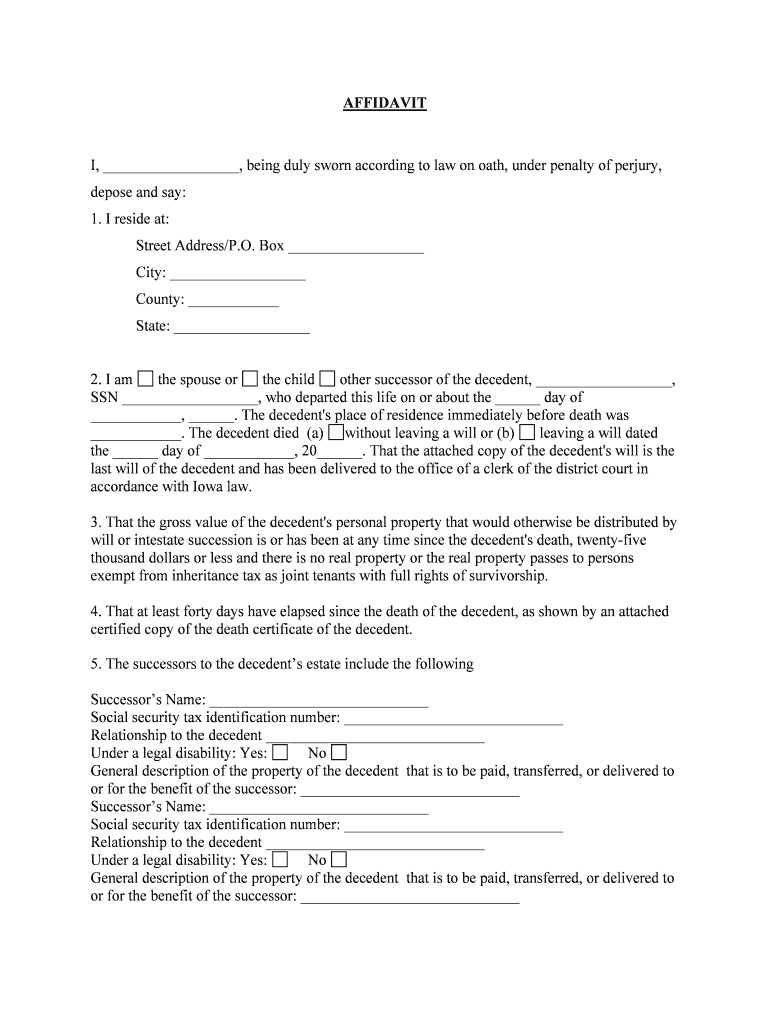 Small Estate Affidavit Form Allegheny County Pa 2026