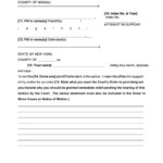 Fillable Affidavit In Support New York Supreme Court Printable Pdf