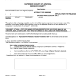 Fillable Affidavit Of Mailing Printable Pdf Download