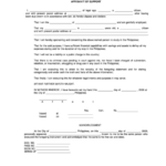 Fillable Affidavit Of Support For Parent Guarantor Republic Of The