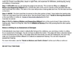 Fillable Notice Of Motion And Supporting Affidavit Printable Pdf Download