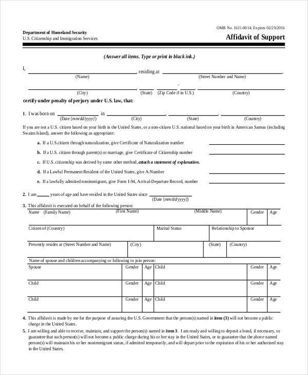 FREE 11 Affidavit Form For Marriage Samples In MS Word PDF
