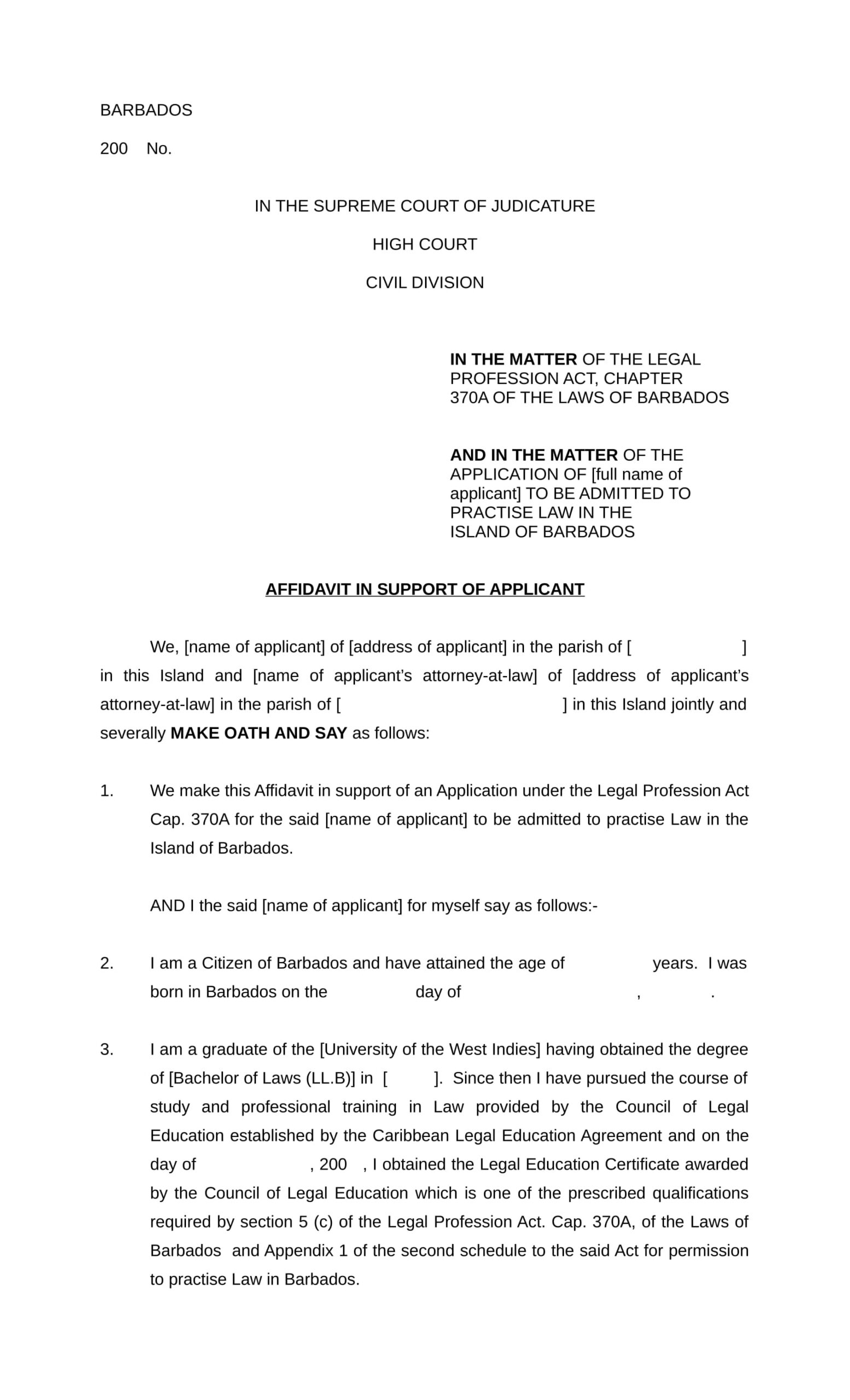 FREE 22 Sample Affidavit Forms In PDF MS Word Excel