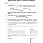 Free Alabama Small Estate Affidavit Form Word PDF EForms
