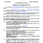 Free Iowa Small Estate Affidavit Form PDF Word