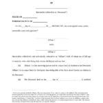 Free Louisiana Small Estate Affidavit Affidavit Of Small Succession