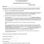 Free New York Small Estate Affidavit Affidavit Of Voluntary