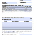 Free Pennsylvania Small Estate Affidavit Form PDF Word
