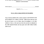 Free Pennsylvania Small Estate Affidavit Form PDF Word EForms