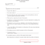 Free South Dakota Small Estate Affidavit Collection Of Personal
