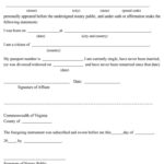How To Get A Single Status Affidavit 4 Options