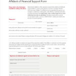 I 864 Affidavit Of Support Sample Letter Master Of Template Document