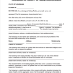 Louisiana Affidavit Of Small Succession