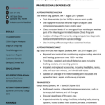 Mechanic Resume Example Writing Tips Resume Genius