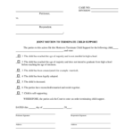 Motion To Terminate Child Support Florida 2020 Fill And Sign