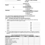 Nc Financial Affidavit Fill Online Printable Fillable Blank
