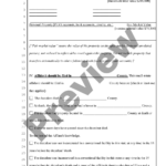 Oregon Small Estate Affidavit For Estates Under 75 000 Personal 200