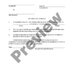 Pennsylvania Defendant s Affidavit Of Consent Affidavit US Legal Forms