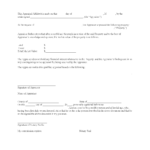 Real Estate Appraisal Affidavit Free Printable Legal Forms