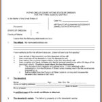 Small Estate Affidavit California Form De 310 Form Resume Examples