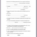 Small Estate Affidavit California Form De 310 Form Resume Examples