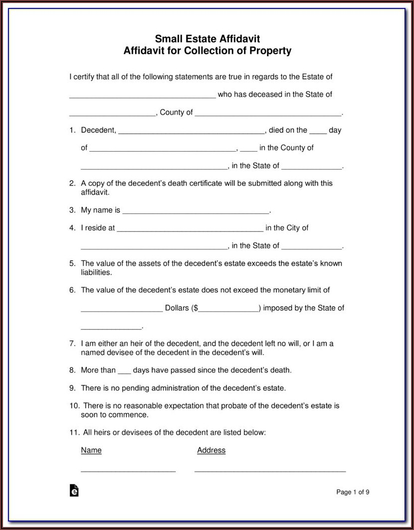 California Small Estate Affidavit Form De 310 2023