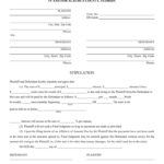 Stipulation Clerk Of The Court