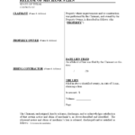 Texas Lien Release Form Free Downloadable Template