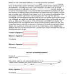 Texas Self Proving Affidavit Form EForms