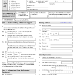 USCIS Form I 864 Download Fillable PDF Or Fill Online Affidavit Of